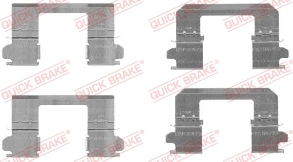 QUICK BRAKE Комплектующие, колодки дискового тормоза 109-1736